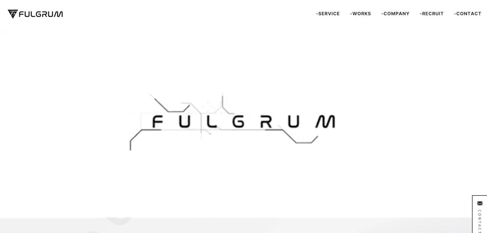 株式会社FULGRUM様　WEBサイト制作